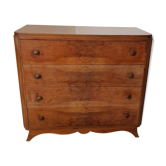 Walnut chest of drawers 1950