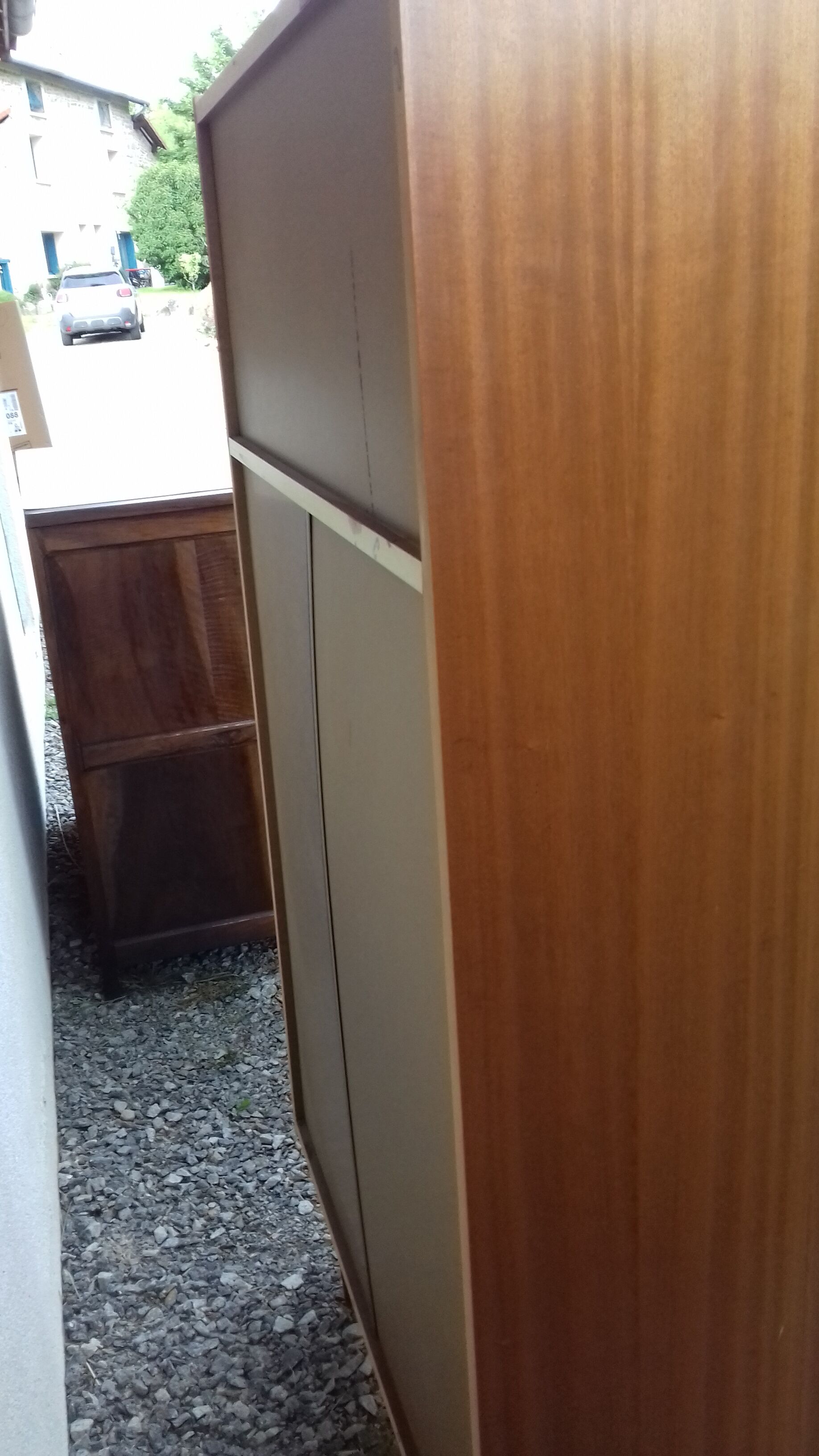 Writing desk, spindle feet