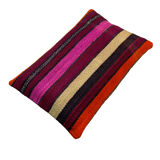 Vintage turkish kilim cushion cover, 30 x 50 cm