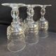 6 Verres à eau cristal soufflé et taillé – Art nouveau