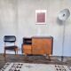 Meuble tv enfilade vintage pieds compas
