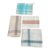 Set of 4 vintage tea towels