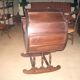 Antique wooden cradle
