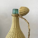 Vintage scoubidou bottle from the 60s