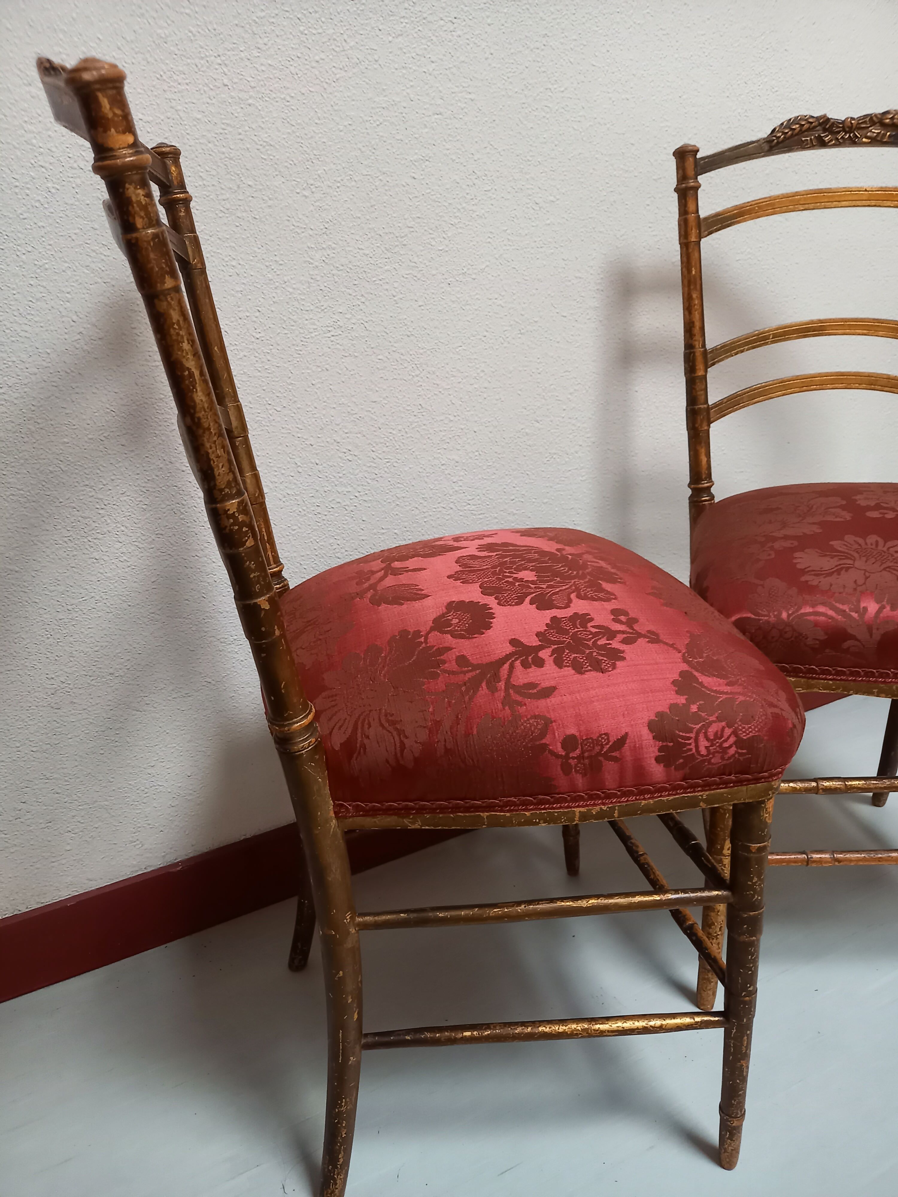 Pair of golden chairs