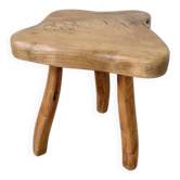 Tabouret tripode orme forme libre 1950