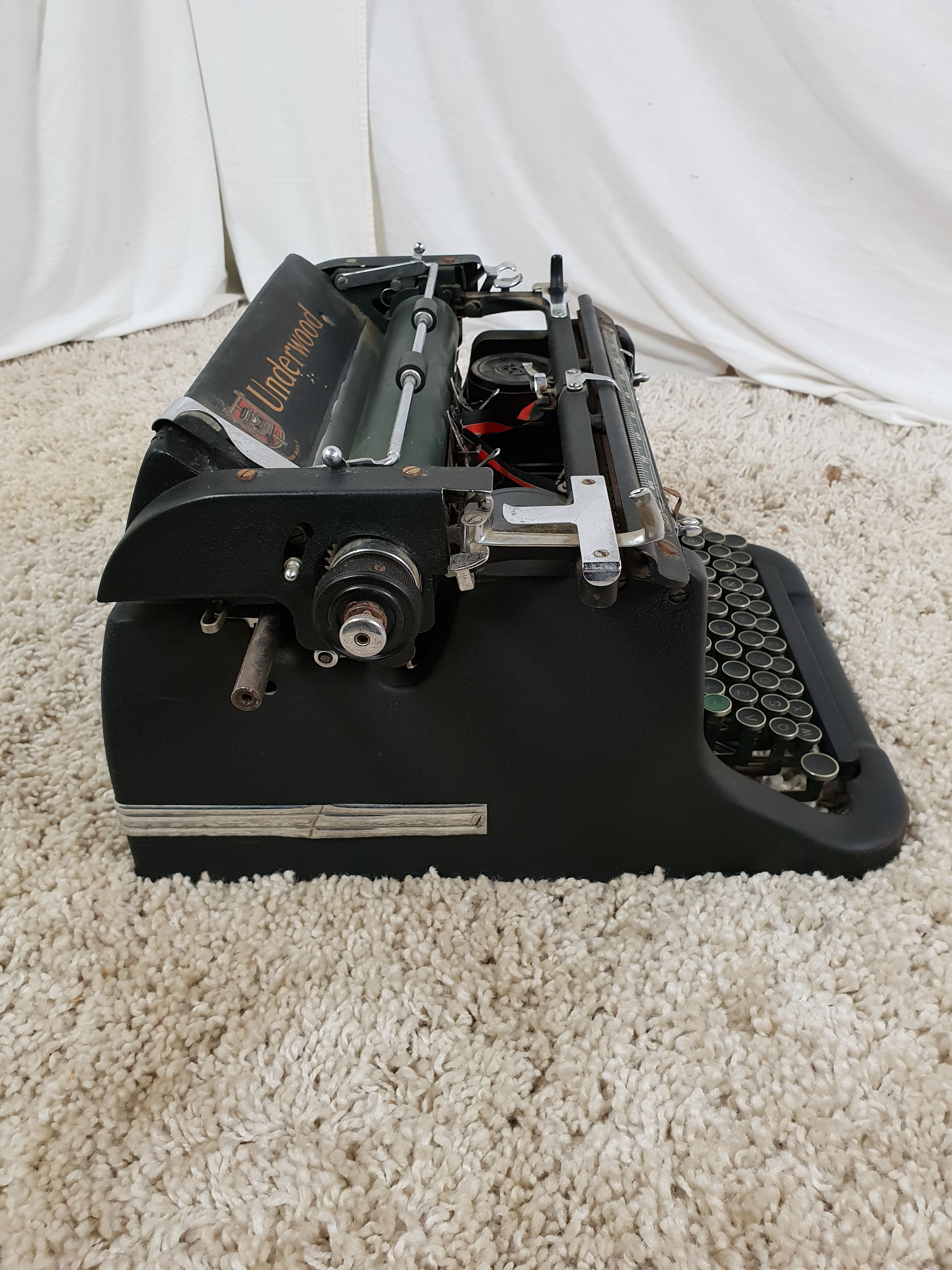 Machine à écrire Underwood années 30