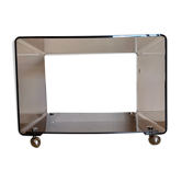 Smoked plexi cube on wheels