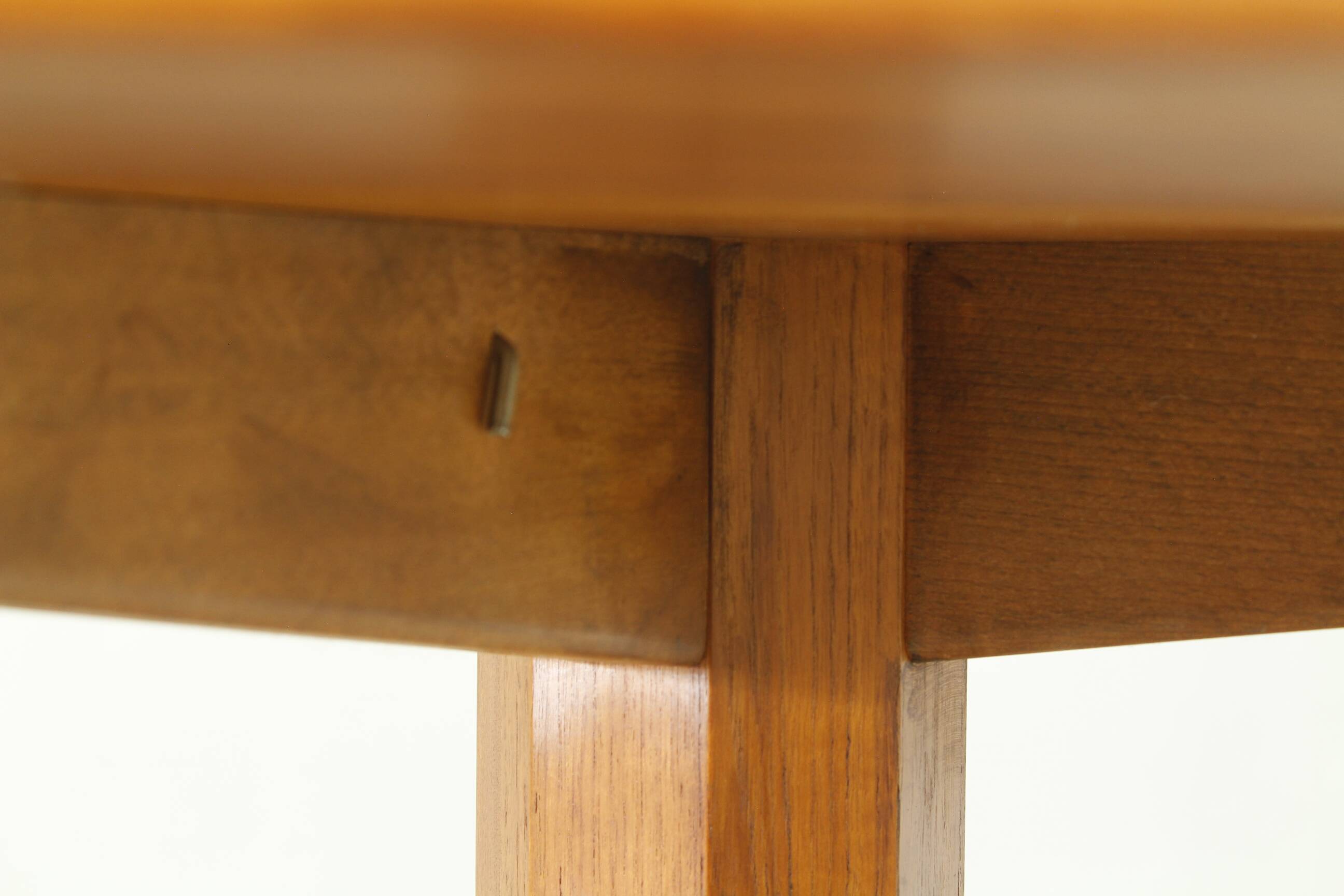 Table à manger extensible danoise en teck, années 1980