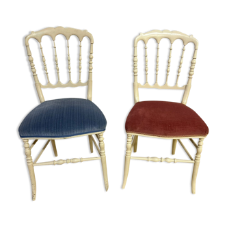 Pair of Napoleon III chairs