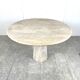 Table à manger en travertin, années 1970