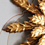 Forge mirror and gold leaf