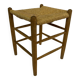 Vintage Danish papercord stool rope beech mid century '60s design