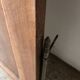Antique walnut cabinet doors