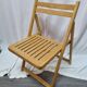 3 wooden folding chairs from 1960/70