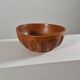 Antique hand carved signed folk art bowl 1930