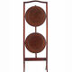 Mahogany vintage Jugendstil antique high tea cake stand 19th century