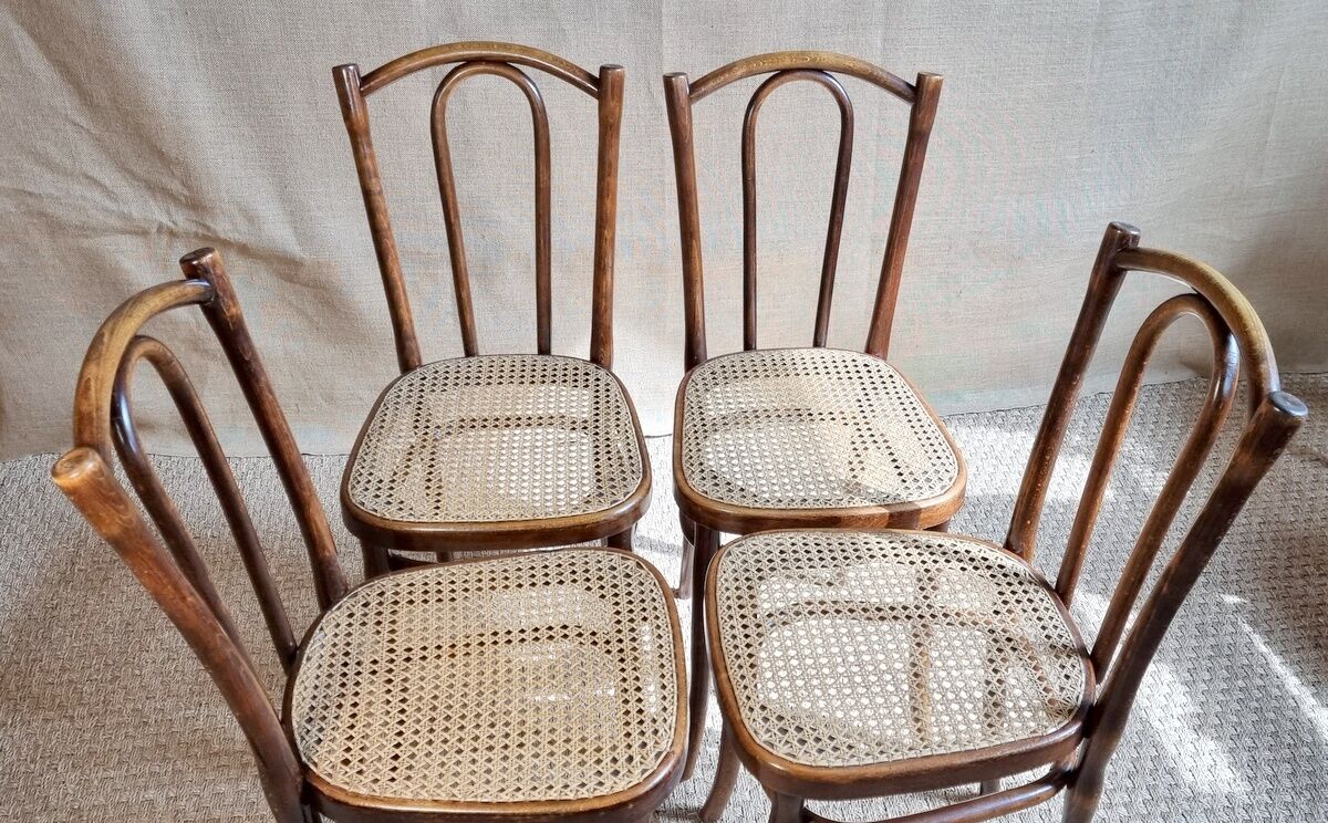 4 chairs Thonet n°56 late nineteenth
