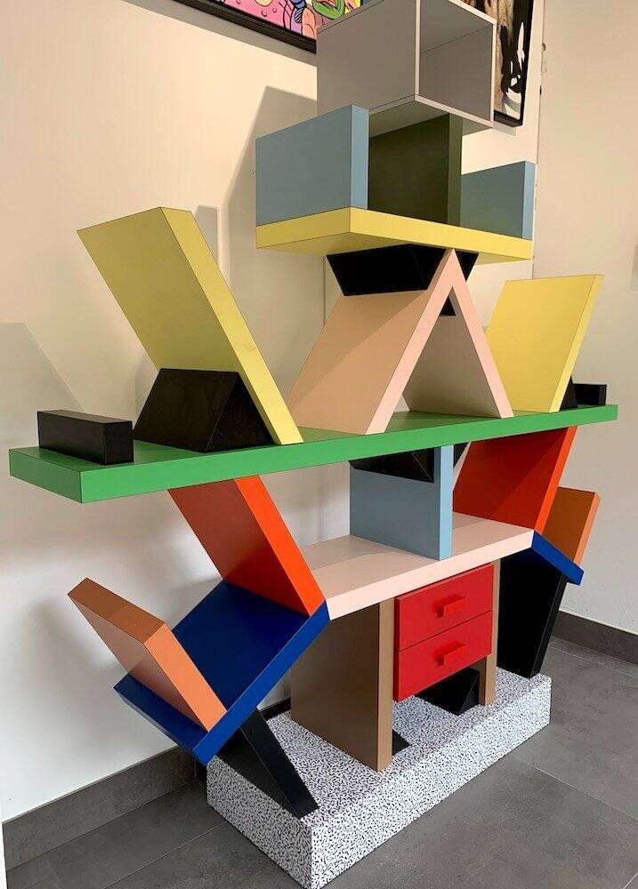 Ettore Sottsass - Carlton Library, Memphis Milano edition