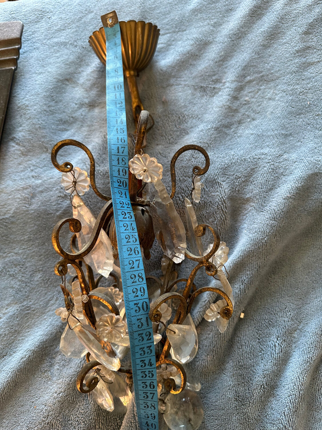 Chandelier in Pampilles Louis XV style