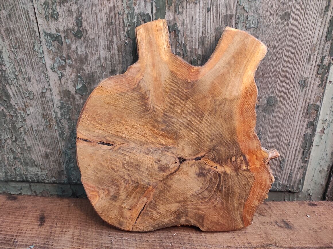 Planche à découper vintage français en bois