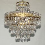 Crystal chandelier cascade, 1960s