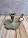Antique brass candlestick La Ménagère Paris – floral decoration