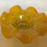 Yellow Murano ring holder tray