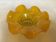 Vide poche baguier jaune Murano