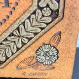 Ceramic clock by Roger Capron, 1960's