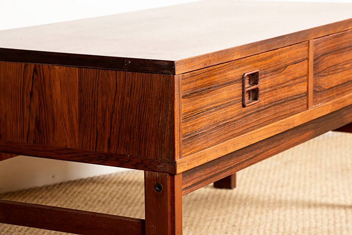 Small chest of drawers, hall or occasional furniture, Danish in rosewood.