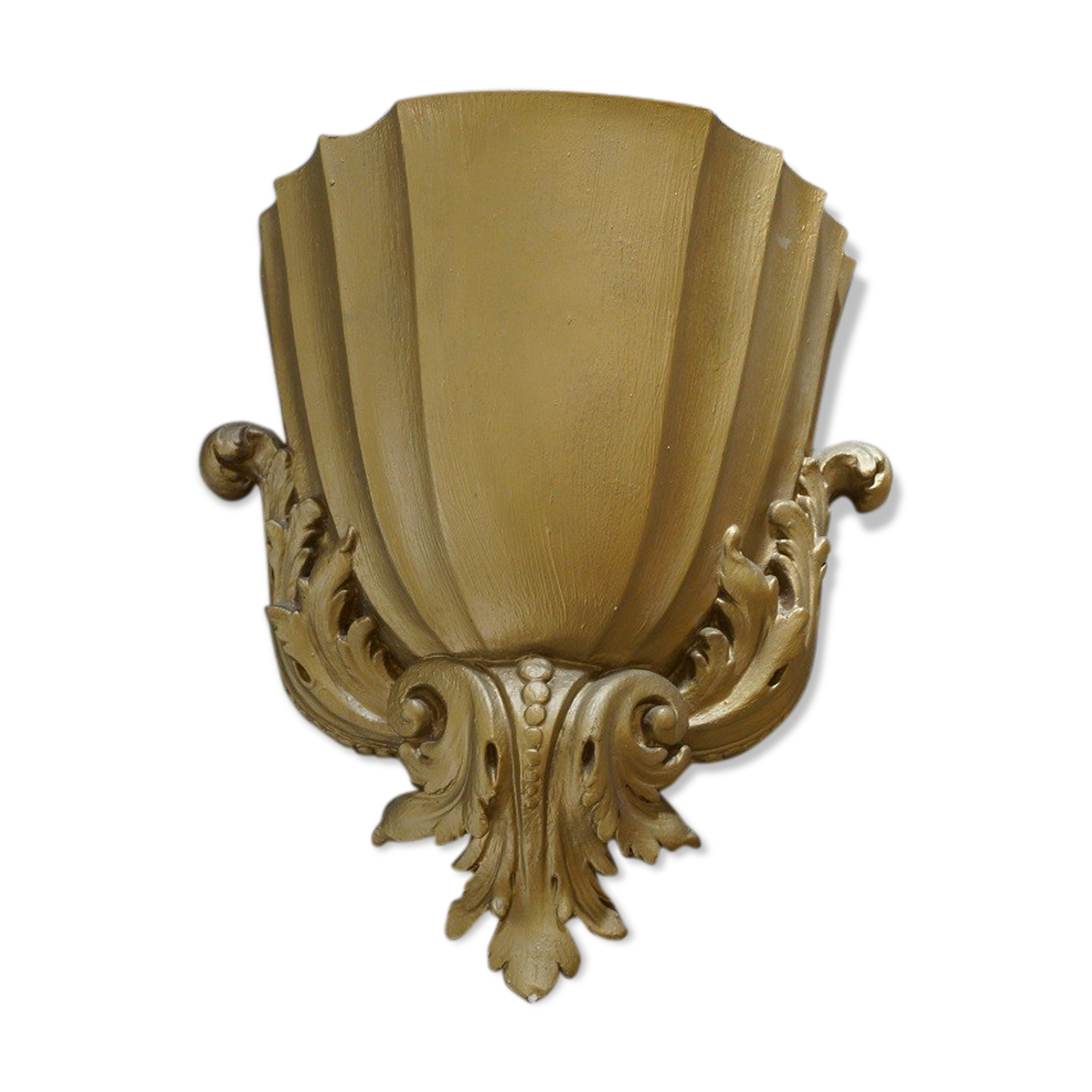 Gold plaster planter