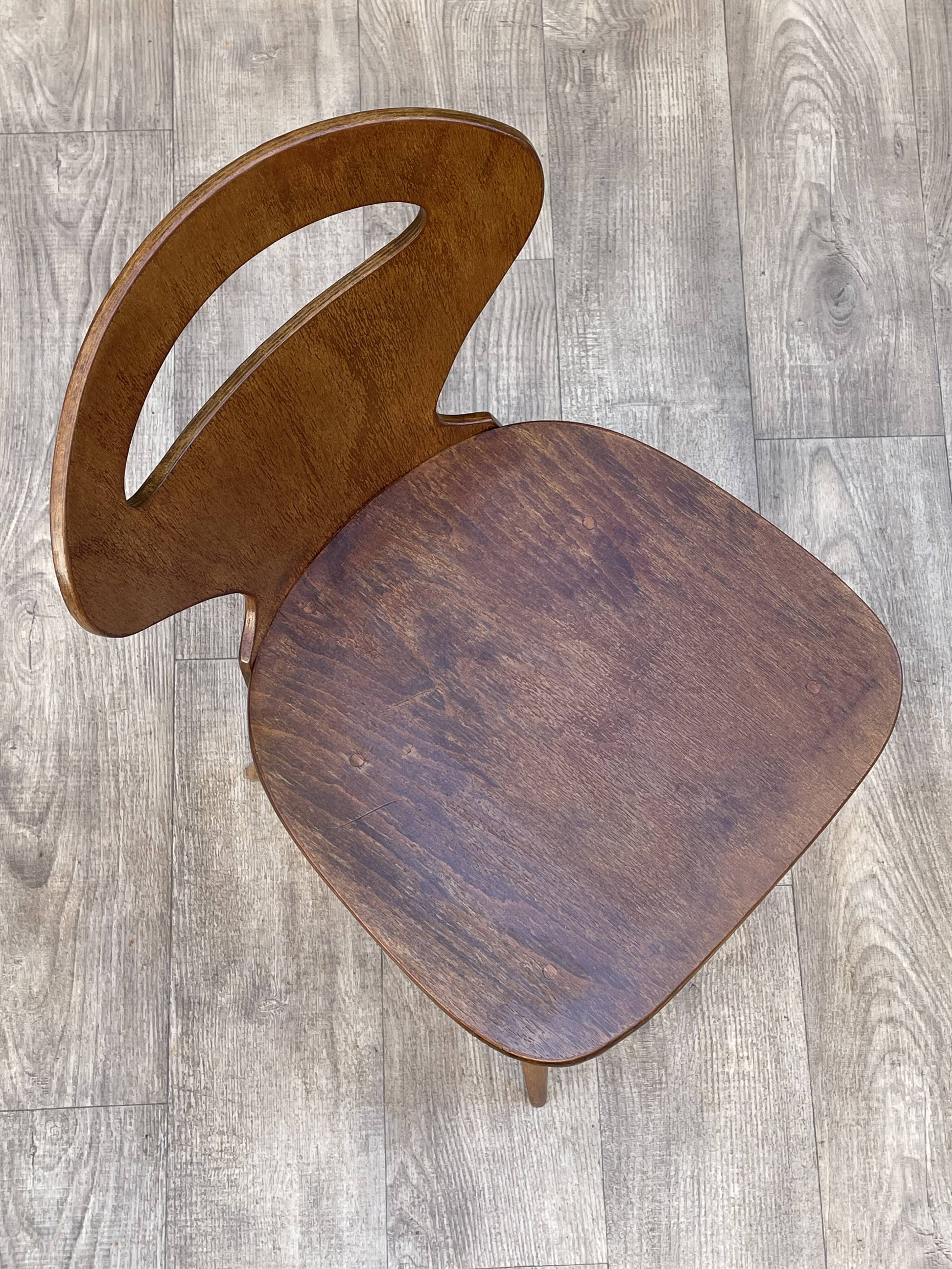 Pair of Baumann ant bistro chairs