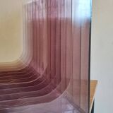 Side table for plexiglass vinyl storage