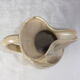 Vintage orangeade service in ceramic greige with decoration of a flower, 70s
