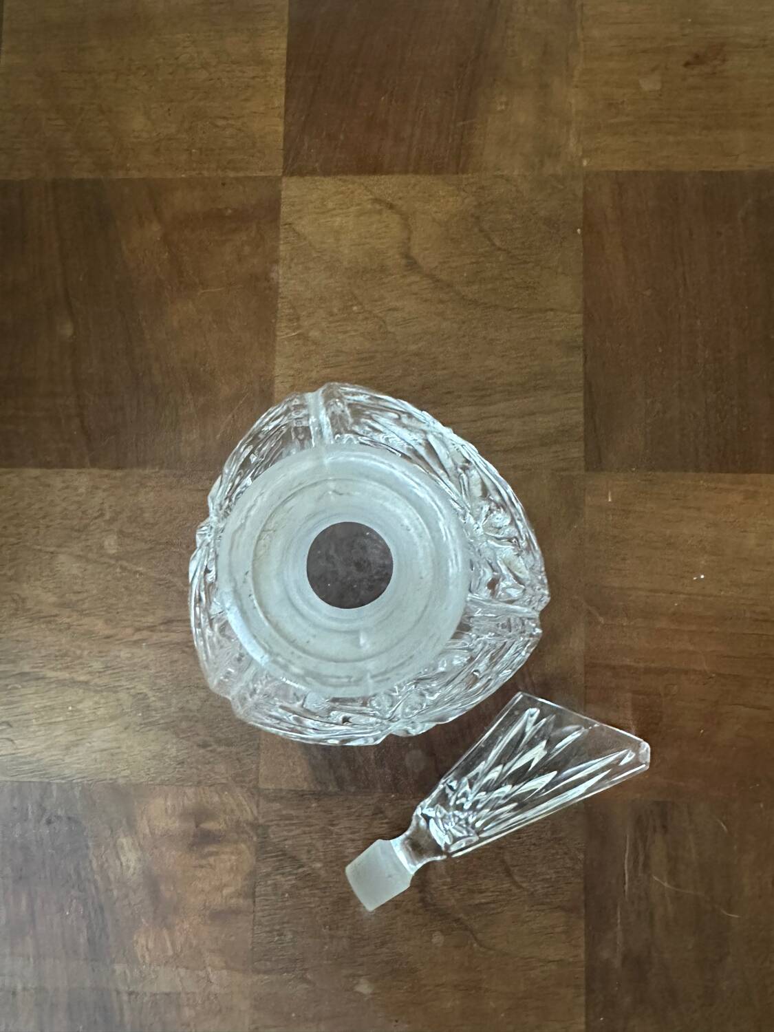 Bavarian crystal children's carafe, 1960s