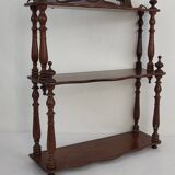 Napoleon III mahogany wall shelf