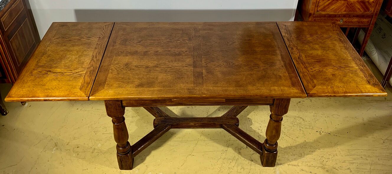 Farm table in solid oak 210 cm x 80 cm