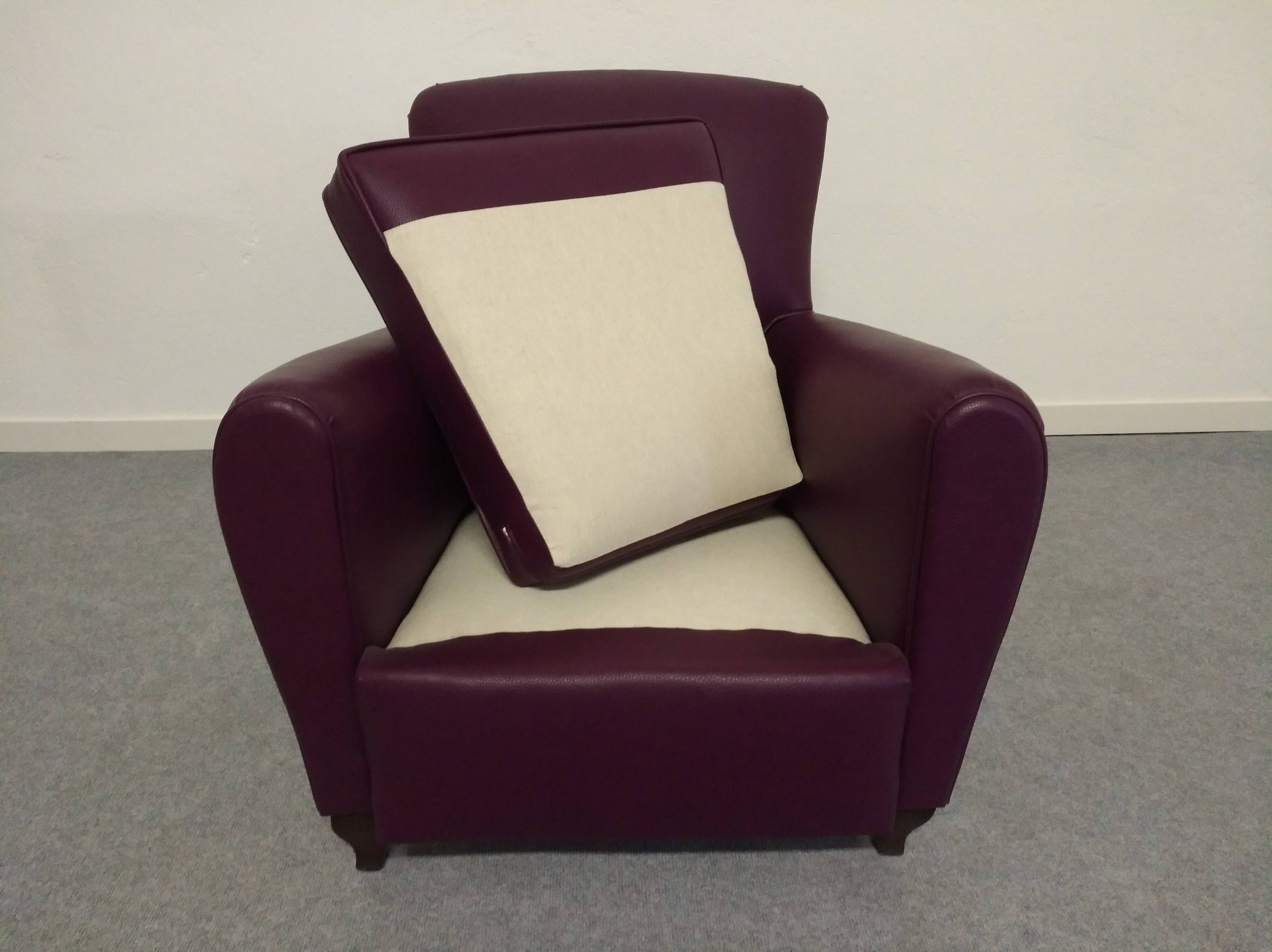 Pair of Art Deco club armchairs circa 1920