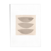 Peinture sur papier datée et signée eawy m279 sans cadre