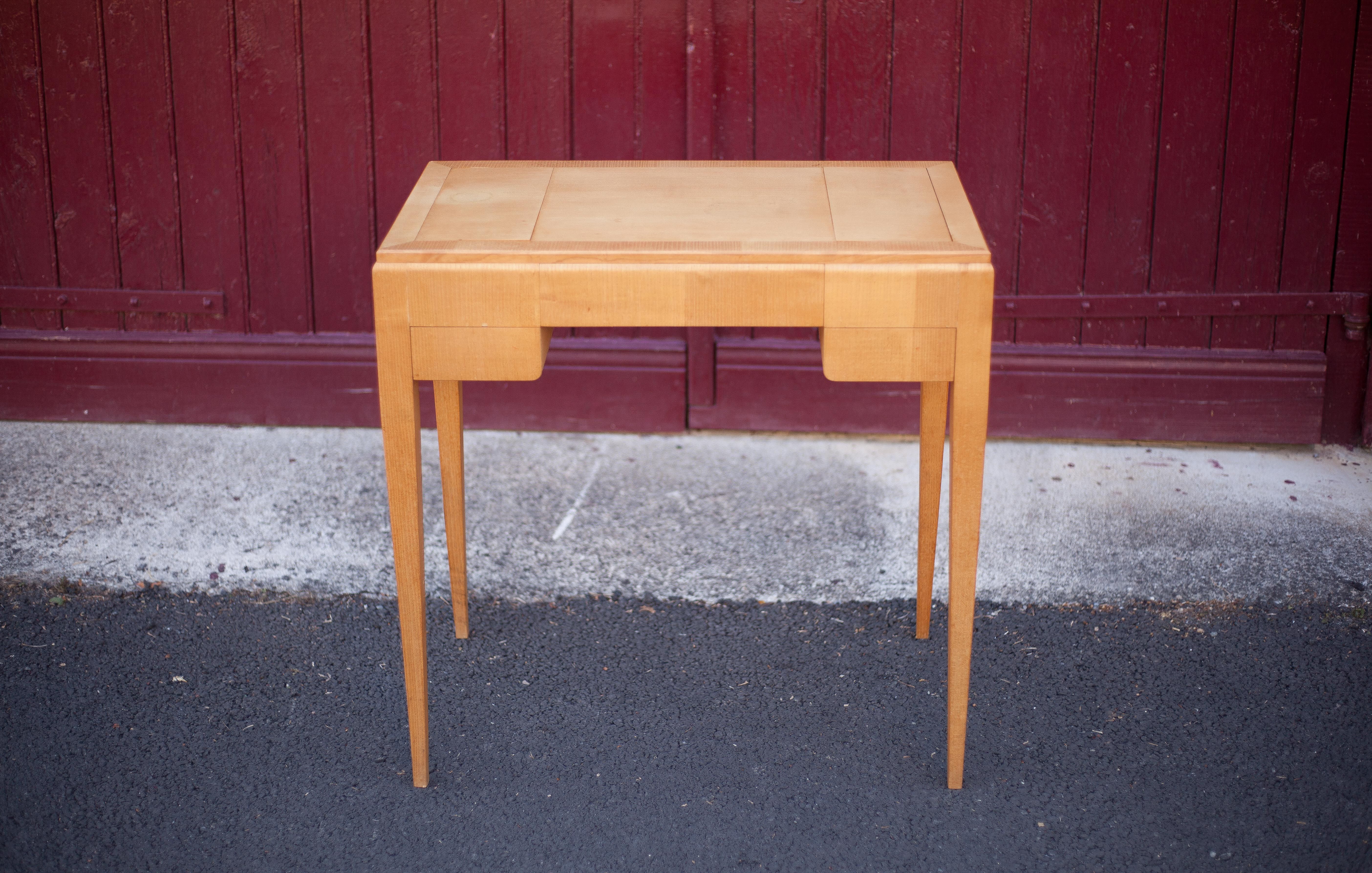 Wood desk, wood console