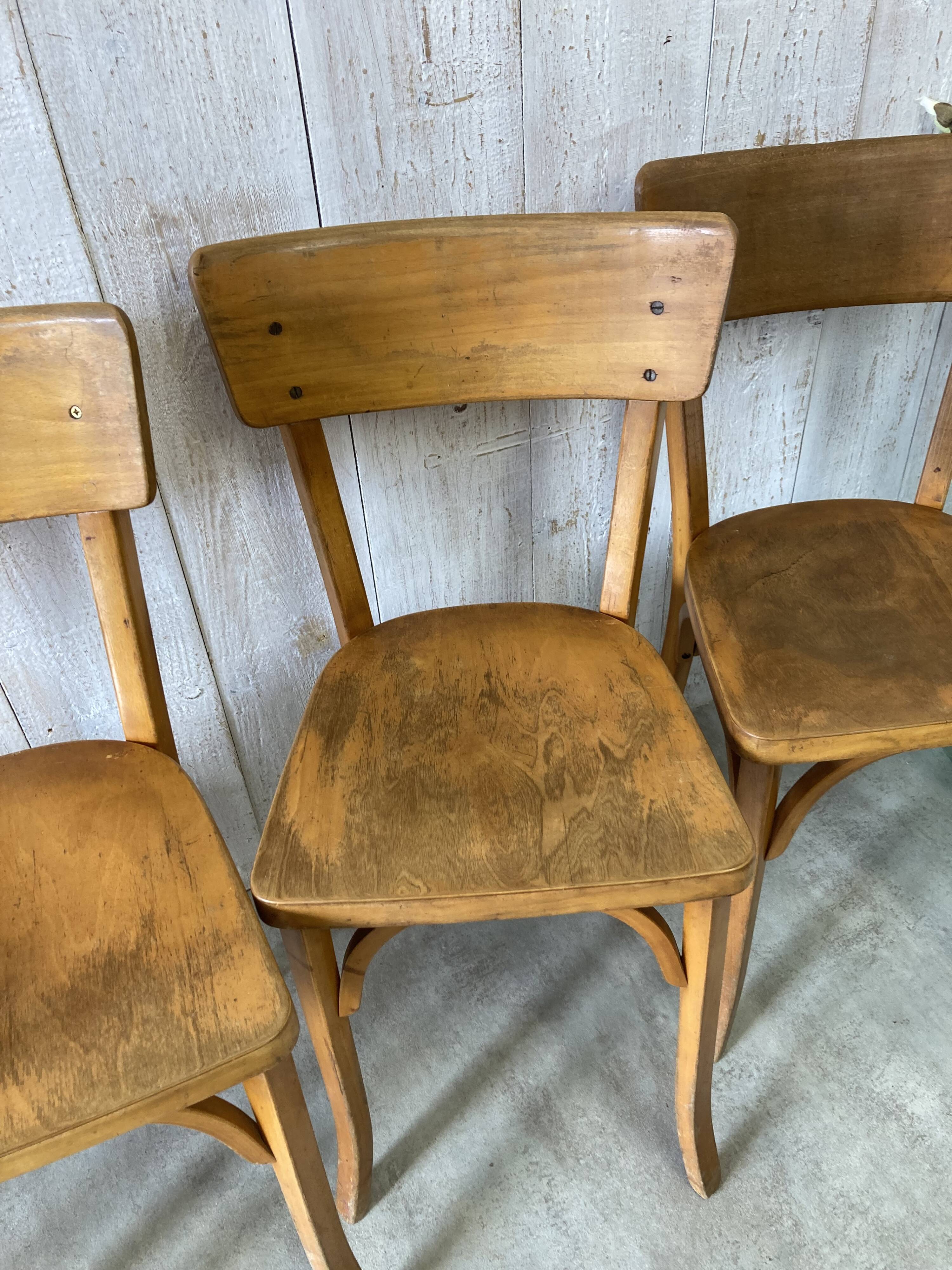 Série de 5 chaises Baumann
