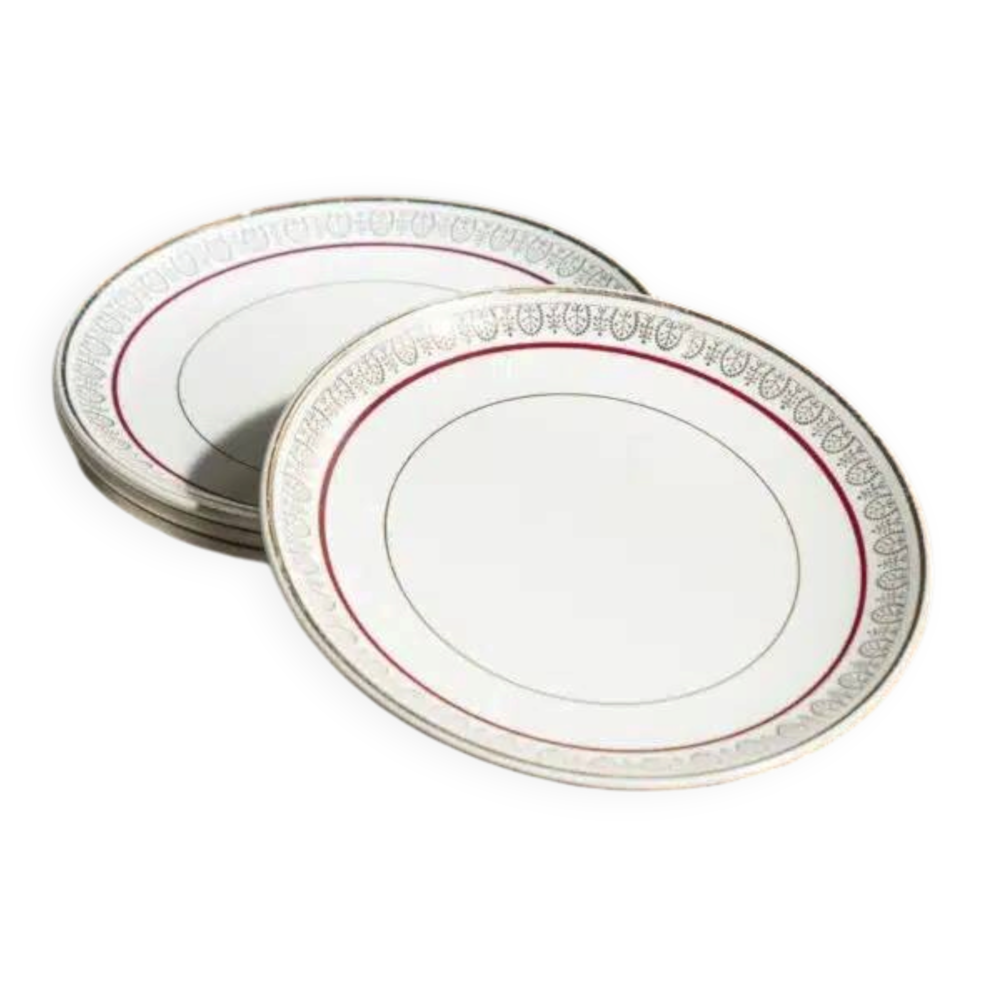 Set of 4 dessert plates "Marianne"