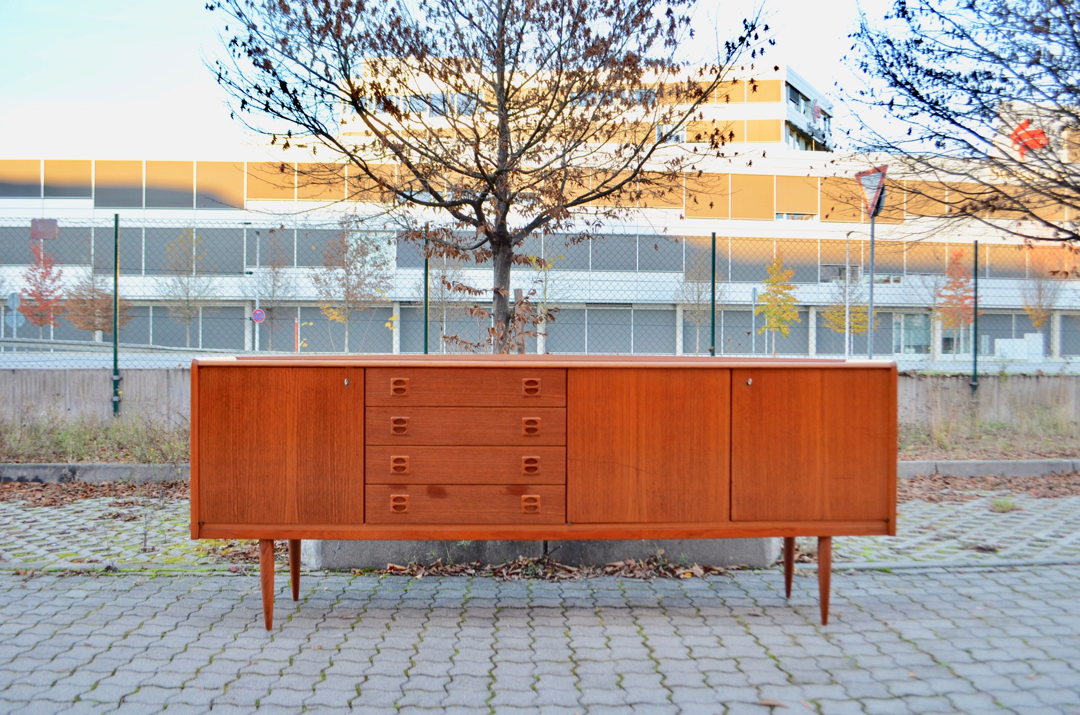 Danish modern teak sideboard