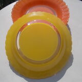 Set of 6 Duralex hollow plates