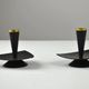 Group of 18 Small Candle Sticks by Gunnar Ander for Ystad-Metall, Sweden, 1950s/1960s