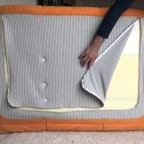 Togo set: 2 seater sofa, 2 corner sits and 1 pouf