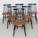 Set of Fanett chairs Scandinavian design by Ilmari Tapiovaara