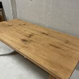 Solid wood table with drawers – chic country style