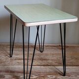 Hairpin leg side table